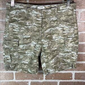 L.L.Bean Camo Cargo Shorts Favorite Fit Stretch Casual Outdoors Size 4